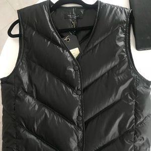 RAG & BONE black quilted puffer vest